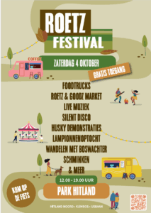 poster met activietiten Roetz festival